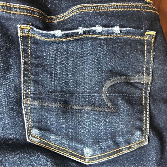 𝅺American  Eagle Hi Rise Shortie Shorts Size 2 - Picture 5 of 9